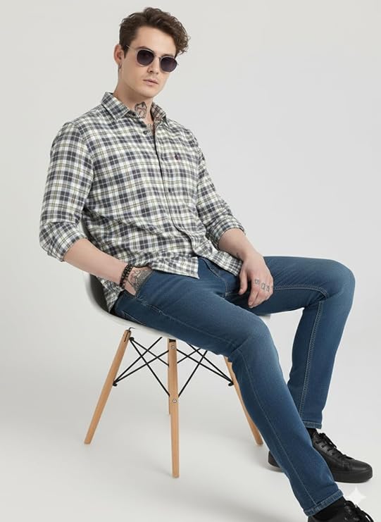 men's cotton casual printed checkered stylish latest shirt for men men's cotton casual printed checkered stylish latest shirt for men