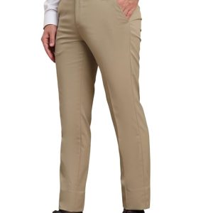 saintx men's premium stretchable formal trouser with techno flex waistband