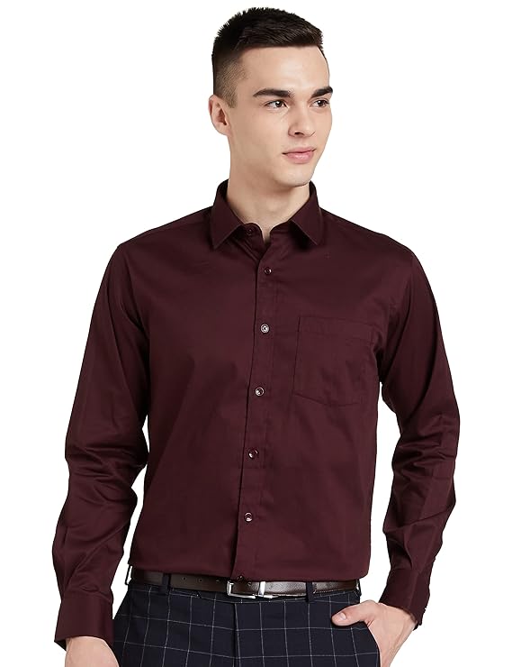 symbol men's solid cotton formal shirt symbol men's solid cotton formal shirt